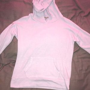 Very pale blue Charlotte Russe hoodie.